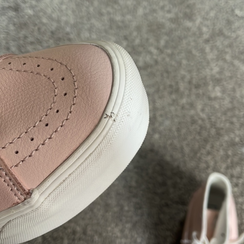 New Vans Leather Platform Sneakers - Picture 9 of 10